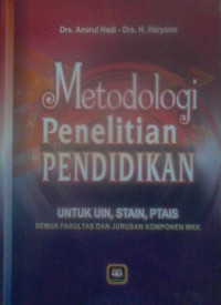 METODOLOGI PENELITIAN PENDIDIKAN