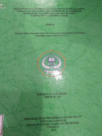 perang guru dalam meningkatkan motivasi belajar siswa pada mata pelajaran aqidah akhlak di madrasah ibtidayah at-taqwa kecamatan malefud kabupaten Halmahera utara