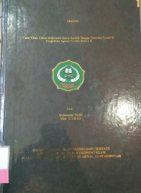 CERAI TALAK AKIBAT KEKERASAN DALAM RUMAH TANGGA TERHADAP SUAMI DI PENGADILAN AGAMA TERNATE KELAS I B