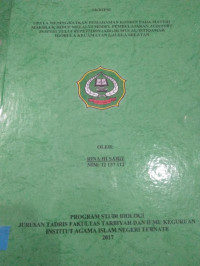 UPAYA MENINGKATAN PEMAHAMAN KONSEP PADA MATERI MAHLUK HIDUP MELALUI MODEL PEMBELAJARAN AUDITORT INTELECTULLY REPETITION (AIR) DI MTS AL-ISTIKAMAH IGOBULA KECAMATAN GALELA SELATAN