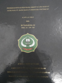 STRATEGI PENANGANAN KREDIT BERMASALAH PADA PT BANK BTN KC. KOTA TERNATE