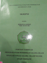 POLA PEMBENTUKAN ESQ PADA PENINGKATAN KECERDASAN ANAK