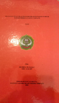 REALISASI NILAI-NILAI EKONOMI ISLAM DI PASAR SYARIAH BAHARI BERKESAN KOTA TERNATE