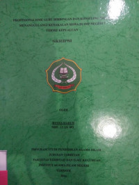 PROFESIONALISME GURU BIMBINGAN KONSELING DALAM MENANGGULANGI KENAKALAN SISWA DI SMP NEGERI 7 TIDORE KEPULAUAN