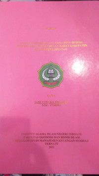 ANALISIS PENGELOLAAN DANA DESA DI DESA NONDANG KECAMATAN BACAN BARAT KABUPATEN HALMAHERA SELATAN