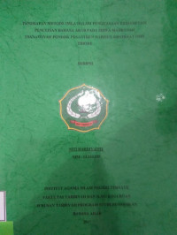 PENERAPAN METODE IMLA DALAM PENGUASAAN KEMAMPUAN PENULISAN BAHASA ARAB SISWA MADRASAH TSANAWIYAH PONDOK PESANTREN HARISUL KHAIRAT OME TIDORE