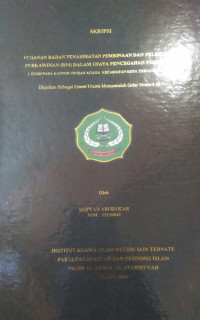 PERANAN BADAN PENASIHAT PEMBINAAN DAN PELESTARIAN PERKAWINAN (BP4) DALAM UPAYA PENCEGAHAN PERCERAIAN (STUDI PADA KANTOR URUSAN AGAMA KECAMATAN KOTA TERNATE SELATAN)