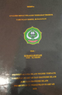 ANALISIS MINAT PELAJAR TERHADAP PRODUK TABUNGAN SIMPEL iB HASANAH