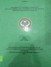 IMPLEMENTASI PENDIDIKAN KARAKTER MELALUI PEMBELAJARAN PENDIDIKAN AGAMA ISLAM