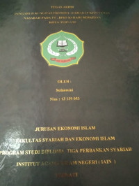 PENGARUH KUALITAS PROMOSI TERHADAP KEPUTUSAN NASABAH PADA PTE. BPRS BAHARI BERKESAN KOTA TERNATE