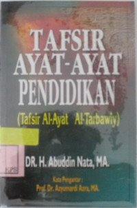 TAFSIR AYAT-AYAT PENDIDIKAN