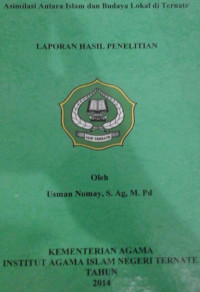 ASIMILASI ANTARA ISLAM DAN BUDAYA LOKAL DI TERNATE