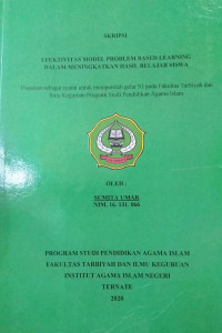 EFEKTIVITAS MODEL PROBLEM BASED LEARNING DALAM MENINGKATKAN HASIL BELAJAR SISWA