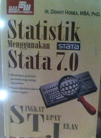 STATISTIK MENGGUNAKAN STATA 7.0