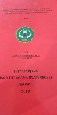 ANALISIS KESESUAIAN BAHAN AJAR DAN PARTISIPASI AKTIF SISWA TERHADAP PENGEMBANGAN KURIKULUM PENDIDIKAN AGAMA ISLAM DI SMA AL-KHAIRAAT LABUHA KABUPATEN HALMAHERA SELATAN