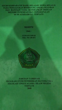 STUDI KOMPARATIF HASIL BELAHAR SISWA KELAS II PADA PENGAJARAN BERHITUNG ANGKA PULUHAN DAN RATUSAN YANG DI TERAPKAN DENGAN METODE PENEMUAN DAN PENGHAFALAN DI SD ALKHAIRAT TERNATE