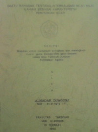 SUATU BAHASA TENTANG INTERNALISASI NILAI-NILAI ILAHIAH SEBAGAI KARAKTERISTIK PENDIDIKAN ISLAM