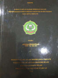 PASAR SYARIAH BAHARI BERKESAN DALAM MENINGKATKAN PERTUMBUHAN EKONOMI DI KELURAHAN SASA KOTA TERNATE