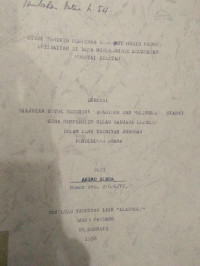 STUDI TENTANG PENYEBAB DROP OUT MURID MADRASAH IBTIDAYAH DI DESA-DESA NGELE-NGELE KEMATAN MOROTAI SELATAN