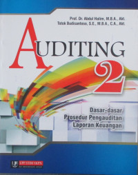 AUDITING 2 DASAR-DASAR PROSEDUR PENGAUDITAN LAPORAN KEUANGAN