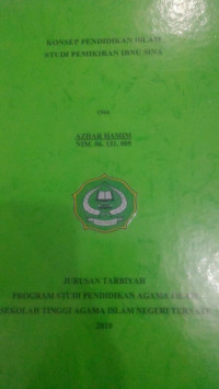 KONSEP PENDIDIKAN ISLAM STUDI PEMIKIRAN IBNU SINA