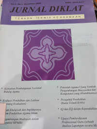 JURNAL DIKLAT (Tenaga Teknis Keagamaan)