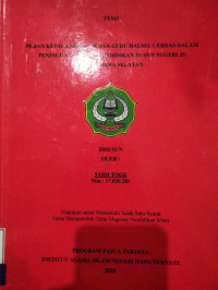 PERAN KEPALA SEKOLAH DAN GURU HALSEL CERDAS DALAM PENINGKATAN MUTU PENDIDIKAN DI SMP NEGERI 35 HALMAHERA SELATAN