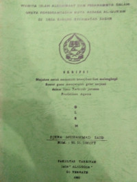 WANITA ISLAM ALKHAIRAAT DAN PERANANNYA DALAM UPAYA PEMBERANTASAN BUTA AKSARA AL-QURANDI DESA BABANG KECAMATAN BACAN