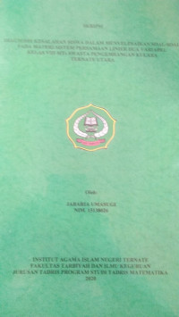 DIAGNOSIS KESALAHAN SISWA DALAM MENYELESAIKAN SOAL-SOAL PADA MATERI SISTEM PERSAMAAN LINIER DUA VARIABEL KELAS VIII MTs SWASTA PENGEMBANGAN KULABA TERNATE UTARA