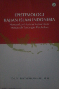 EPISTEMOLOGI KAJIAN ISLAM INDONESIA