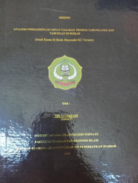 ANALISIS PERBANDINGAN MINAT NASABAH PRODUK TABUNGANKU DAN TABUNGAN IB HIJRA (studi kasus di Bank Muamalat kec. Ternate)