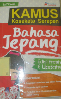 KAMUS KOSAKATA SERAPAN BAHASA JEPANG