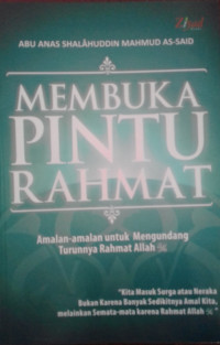 MEMBUKA PINTU RAHMAT