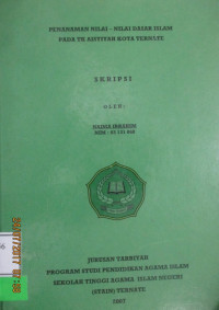 PENANAMAN NILAI-NILAI DASAR ISLAM PADA TK AISYIYAH KOTA TERNATE