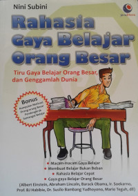 RAHASIA GAYA BELAJAR ORANG BESAR