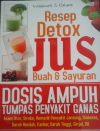 RESEP DETOX JUS BUAH DAN SAYURAN