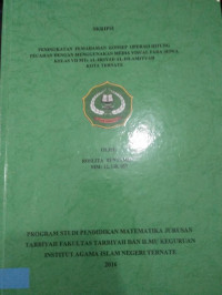 PENINGKATAN PEMAHAMAN KONSEP OPERASI HITUNG PECAHAN DENGAN MENGGUNAKAN MEDIA VISUAL PADA SISWA KELAS VII MYS AL-IRSYAD AL-ISLAMIYYAH KOTA TERNATE