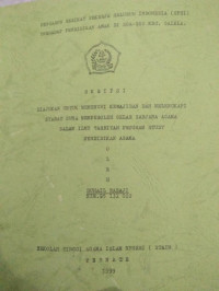 PENGARUH SERIKAT PEKERJA SELURUH INDONESIA (SPSI) TERHADAP PENDIDIKAN ANAK DI SOA-SIO KEC. GALELA