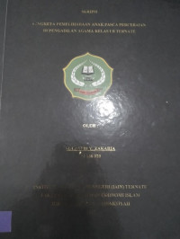 SENGKETA PEMELIHARAAN ANAK PASCAPERCERALAN DIPENGADILAN AGAMA KELAS 1B TERNATE